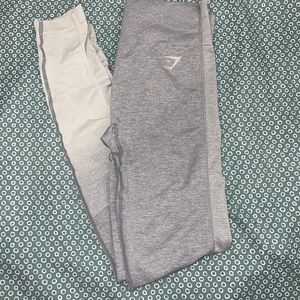 Gymshark Amplify Seamless Light Grey/SeaFoam